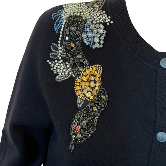 Zadig & Voltaire Rhinestone-Embellished Cardigan - Picture 2 of 7